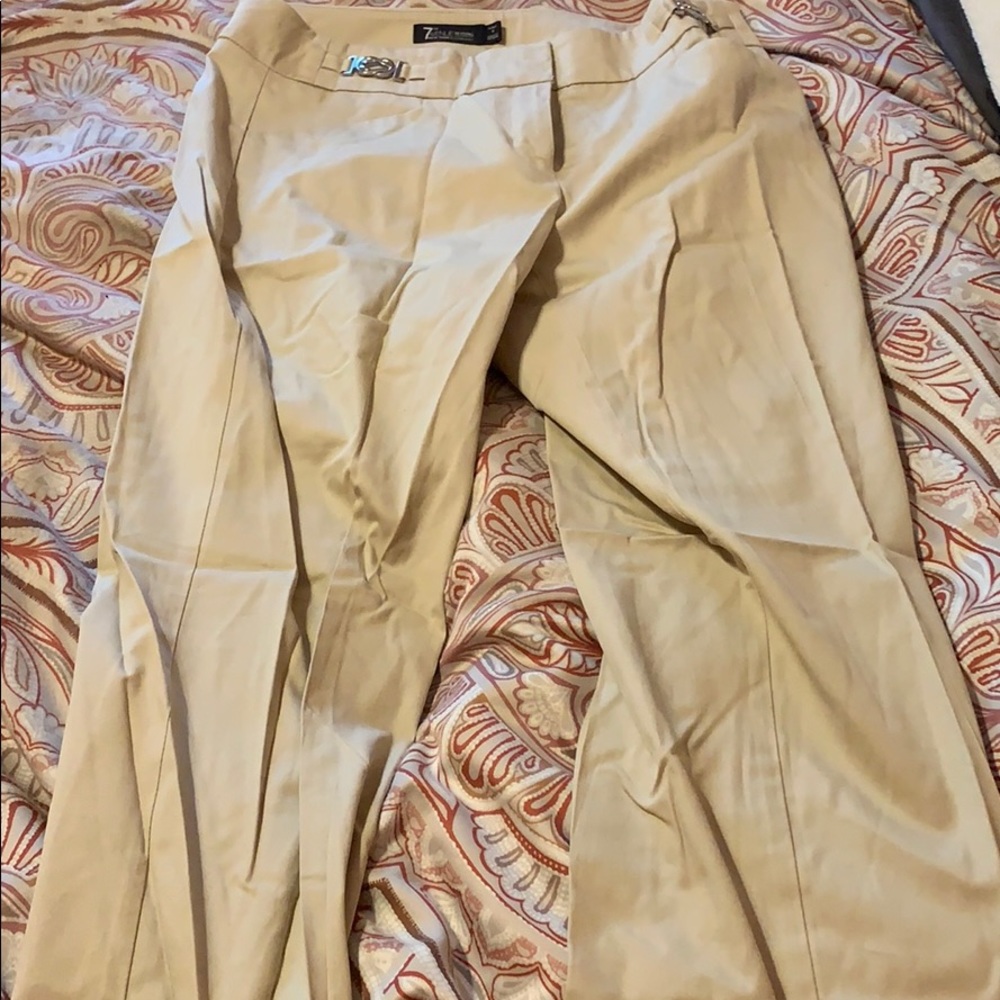 Beige dress pants